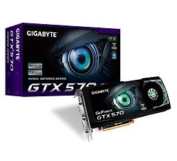 Gigabyte GV-N570D5-13I-B NVIDIA GeForce GTX570 1280 MB -näytönohjain PCI-e-väylään