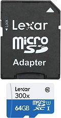 Lexar 64 Gt 300x microSDXC UHS-I muistikortti
