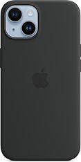 Apple iPhone 14 silikonikuori MagSafella, keskiyö