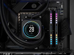 Corsair Dominator Platinum RGB DDR5 5600 MHz CL40 64 Gt -muistimodulipaketti, harmaa, kuva 6