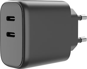 FoneKit GaN PD 65W -verkkovirtalaturi, USB-C + USB-C, musta, kuva 3