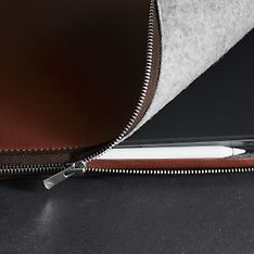 Woolnut Leather Folio -suojatasku iPad Pro 13" & Air, konjakki, kuva 9