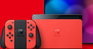 Nintendo Switch OLED - Mario Red Edition -pelikonsoli, punainen, kuva 8