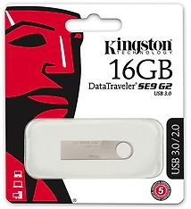 Kingston 16 Gt DataTraveler SE9 G2 - tyylikäs metallipintainen USB 3.0 -muisti, kuva 2