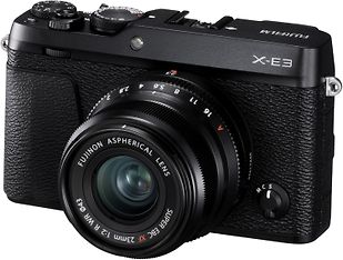Fujifilm X-E3 -mikrojärjestelmäkamera + 23mm F2, musta