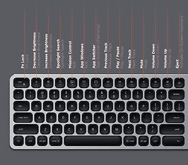 Satechi Wireless Keyboard Bluetooth -langaton näppäimistö, hopea, kuva 6
