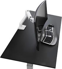 Ergotron HX Desk Monitor Arm -näyttövarsi pöytäkäyttöön, valkoinen, kuva 2