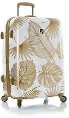 Heys Oasis White/Gold Leaf Fashion Spinner  66 cm -matkalaukku