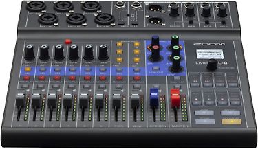 Zoom Livetrak L-8 -digimikseri, tallennin ja podcaster