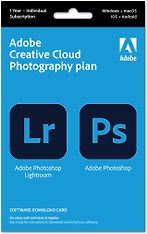 Adobe Creative Cloud Photography Plan -valokuvausjäsenyys - 20 Gt - 12 kk, aktivointikortti