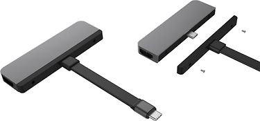 Hyper HyperDrive 6-in-1 USB-C Hub for iPad Pro / Air -adapteri, tähtiharmaa, kuva 2