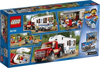 LEGO City Great Vehicles 60182 - Avopakettiauto ja asuntovaunu, kuva 2