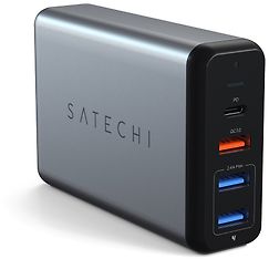 Satechi USB-C 75W -matkalaturi, space gray