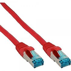 InLine CAT6a S/FTP -verkkokaapeli, 1,5 m, punainen