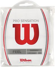 Wilson Pro Overgrip Sensation -grippi, valkoinen, 12 kpl