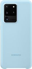 Samsung Galaxy S20 Ultra Silicone Cover -suojakuori, sininen