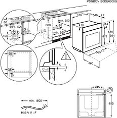 AEG BEB352010M SteamBake 6000 -erillisuuni, teräs, kuva 7