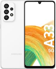 Samsung Galaxy A33 5G -puhelin, 128/6 Gt, valkoinen, kuva 7