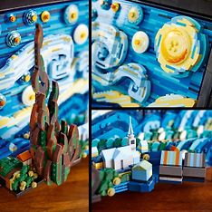 LEGO Ideas 21333 - Vincent van Gogh – Tähtikirkas yö, kuva 5