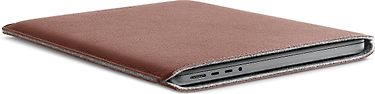 Woolnut Leather Sleeve -suojatasku 14" MacBook Pro, konjakki, kuva 4