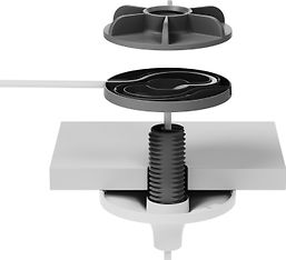 Logitech Mic Pod Pendant Mount -ripustettava lisämikrofonikiinnitin, kuva 5