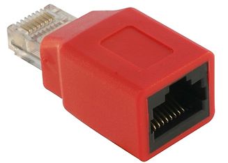 DeLOCK RJ45-ristiinkytkentäadapteri, uros-naaras