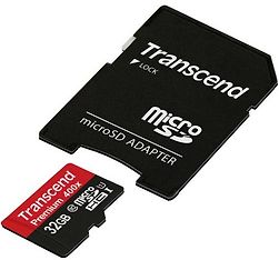 Transcend 32 Gt microSDHC Class 10 UHS-I 400x -muistikortti, kuva 2