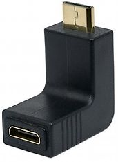 Manhattan HDMI Mini -kulma-adapteri, 90 astetta, uros - naaras, kuva 3