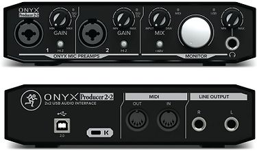 Mackie Onyx Producer 2x2 -äänikortti USB-väylään