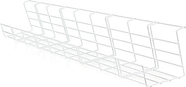 Elfen Cable Basket -johtokori, 72 cm, valkoinen