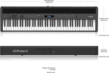 Roland FP-60X -digitaalipiano, musta, kuva 8