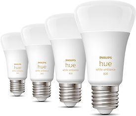 Philips Hue -älylamppu, White ambiance, E27, 4-PACK, kuva 3