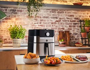 OBH Nordica Easy Fry & Grill Classic+ 2-in-1 -airfryer, teräs, kuva 8
