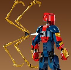 LEGO Super Heroes Marvel 76298  - Rakennettava Iron Spider-Man ‑hahmo, kuva 6