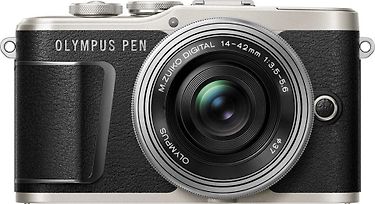 Olympus PEN E-PL9 -mikrojärjestelmäkamera, musta + pannukakkuobjektiivi + Corel PaintShop Pro 2020 Ultimate -kuvankäsittelyohjelmisto