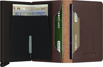 Secrid Veg Tanned Slimwallet -lompakko, tummanruskea, kuva 4