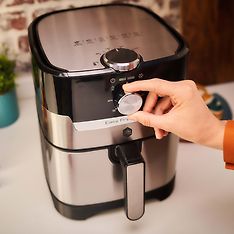 OBH Nordica Easy Fry & Grill Classic+ 2-in-1 -airfryer, teräs, kuva 11