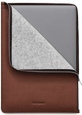 Woolnut Leather Folio -suojatasku 16" MacBook Pro, konjakki