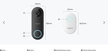 Reolink Video Doorbell WiFi -älykäs video-ovikello, kuva 8