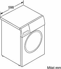 Bosch WGG1440MSN Serie 6 -pyykinpesukone ja Bosch WQG242AMSN Serie 6 -kuivausrumpu, kuva 9