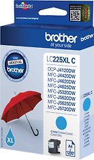 Brother LC225XLC -mustekasetti, syaani