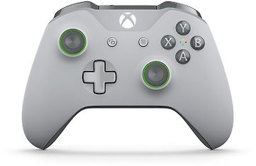 Microsoft langaton Xbox-ohjain, harmaa / vihreä
