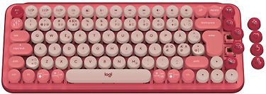 Logitech POP Keys -langaton näppäimistö, Heartbreaker Rose, kuva 3