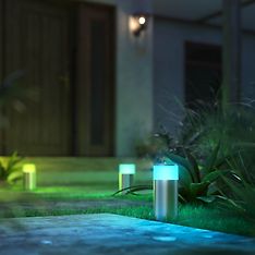 Philips Hue Calla Outdoor-älypuutarhavalaisin, teräs, lisävalaisin 24 V -sarjaan, 25 cm, kuva 20