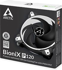 Arctic BioniX P120 PWM PST -tuuletin, 120 mm, musta/valkoinen, kuva 4