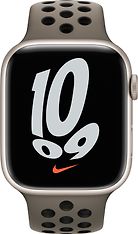 Apple Watch 45 mm Olive Grey/musta Nike Sport -ranneke (MPH73), kuva 2