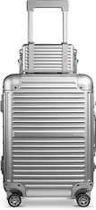 Feru Beverly 54 cm -matkalaukku & pikkulaukku, hopea alumiini