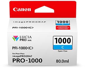 Canon PFI-1000C -mustekasetti, syaani