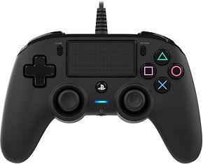 Nacon Wired Compact Controller -peliohjain, musta, PS4