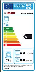 Bosch HBA530BS0S Serie 2 -erillisuuni, teräs, kuva 8